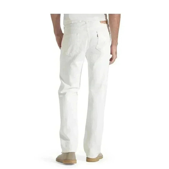 Levi's 501 Button Fly White Size 29×30 EUC - Picture 3 of 12